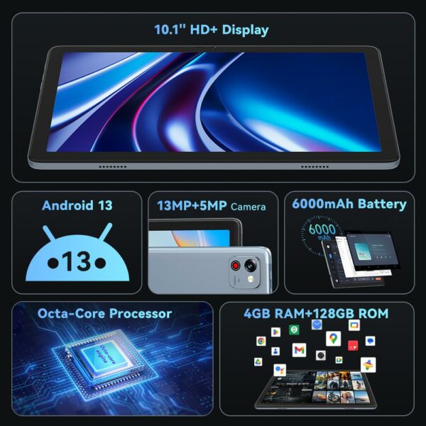 Tablet Cubot TAB60 4GB/128GB WIFI Grey