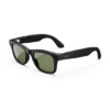Ray-Ban Meta Wayfarer Gen1 Glasses with AI - Matte Black/Clear to Graphite Green