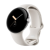 Watch Google Pixel Watch LTE 41mm Polished Silver Case with Sport Band - Chalk
