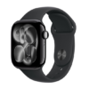 Watch Apple Watch Series 11 (2025) LTE 42mm Jet Black Aluminium Case with Sport Band S/M - Black